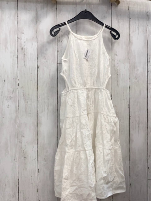 Zara  Kleid  Gr. 128  weiß Struktur 