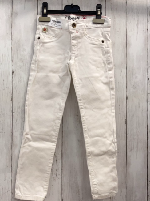 Vingino Hose  Gr. 128  weiß Bund verstellbar 