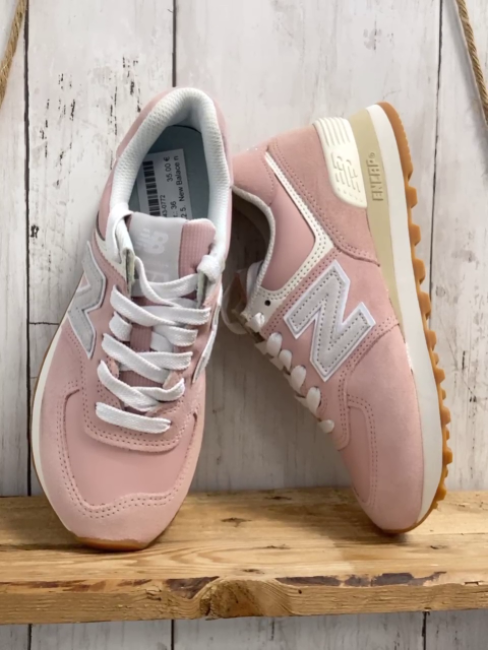 New Balace neu Schuhe Gr. 36  rosa weiße Schnürsenkel 