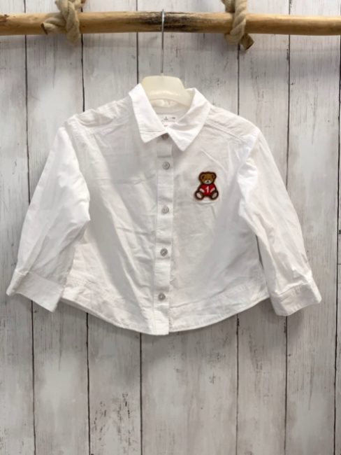 zara Hemd Gr. 104  weiß Bär