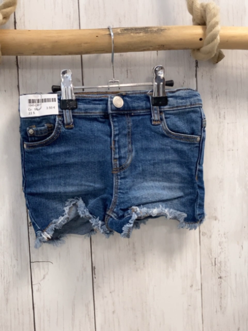  Shorts Gr. 98  blau Jeans Bund verstellbar