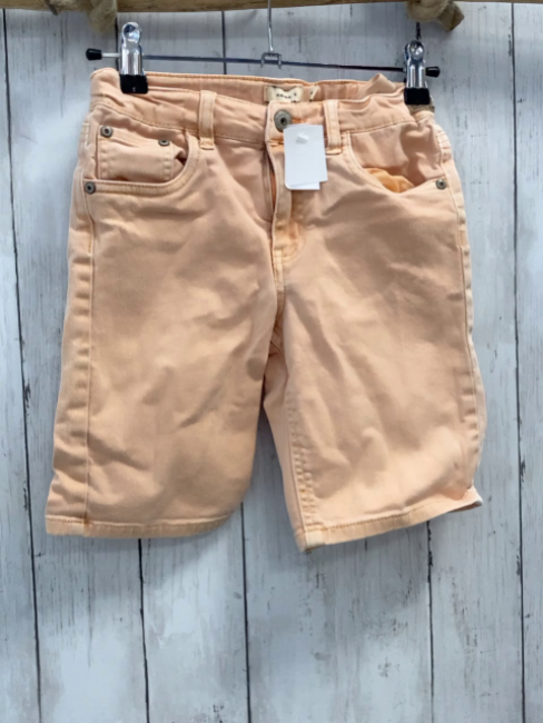 name it Shorts Gr. 128  hellorange Jeans Bund verstellbar