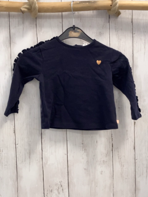 Carrement beau Langarmshirt Gr. 86  blau Rüsschen