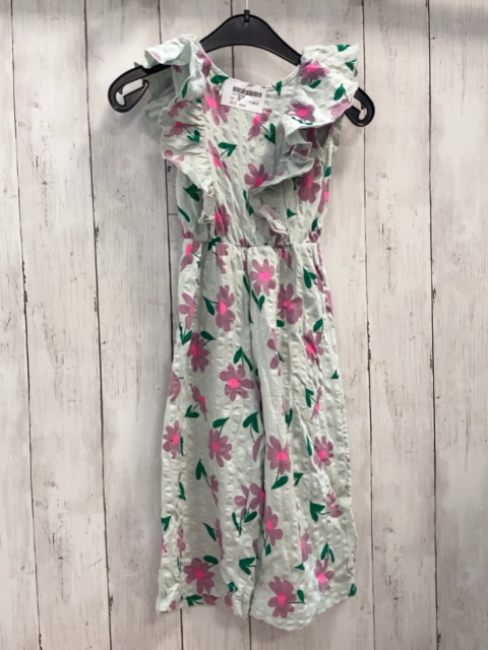 zara Jumpsuit Gr. 98  mint lila grün Blumen