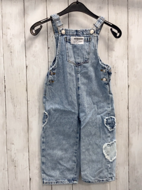 zara Latzhose Gr. 92  blau jeans 