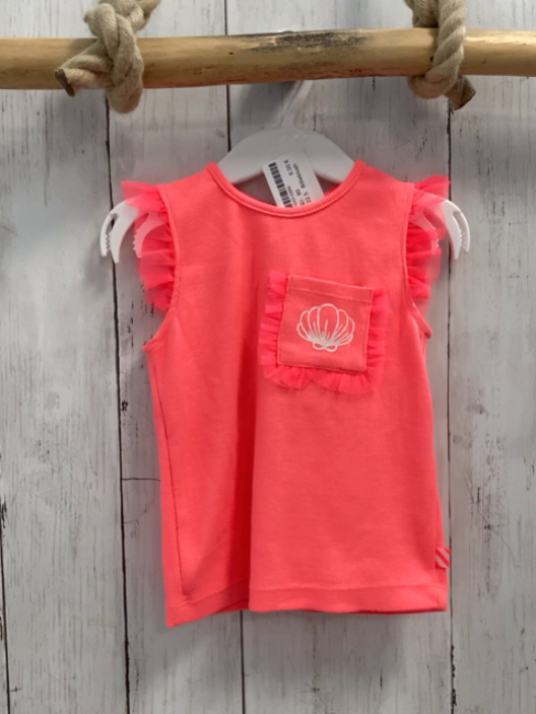 Billieblush T-Shirt Gr. 80  pink Tüllärmel