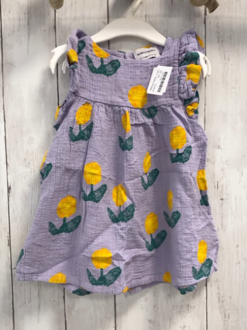 Bobo Choses Kleid Gr. 80  flieder musselin Blumen