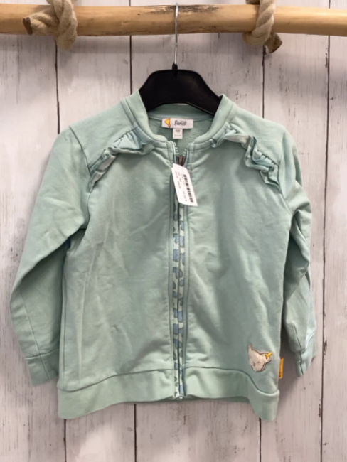 Steiff Sweatjacke Gr. 92  mint Rüsschen