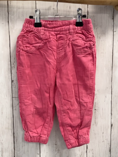 H&M Hose Gr. 80  pink Kord Bund verstellbar