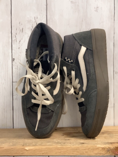 Vans  Boots  Gr. 35  grau weiße Schnürsenkel 