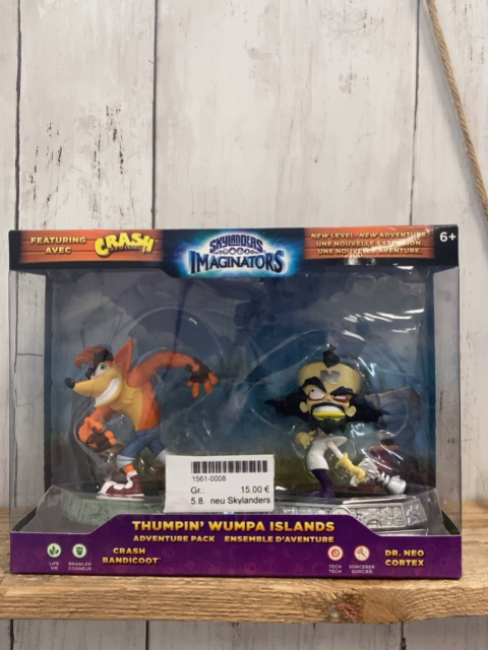 neu Skylanders  Plastikspielzeug  Thumpi Wumpa Island Adventure Pack 