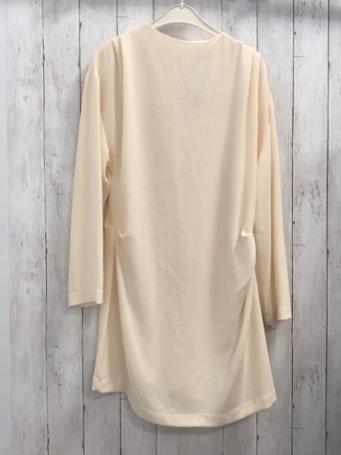 neu H&M  Kleid Gr. L creme Struktur 