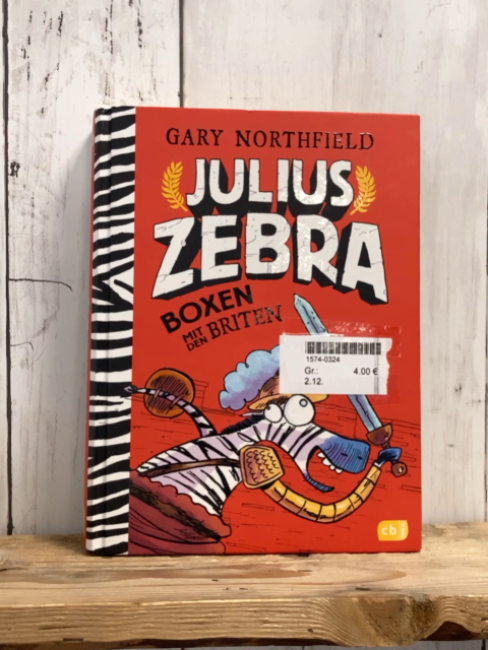   Buch Julius Zebra: Boxen mit den Briten 