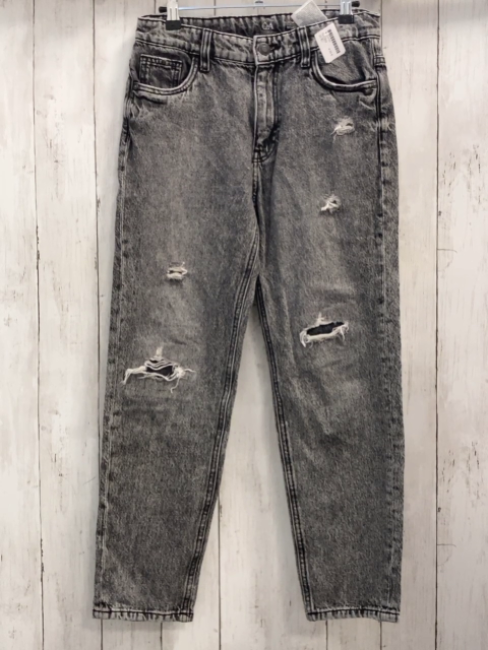  Hose Gr. 152  grau Jeans Bund verstellbar