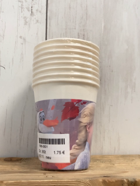 neu  Trinkbecher  8 Stück   Frozen 