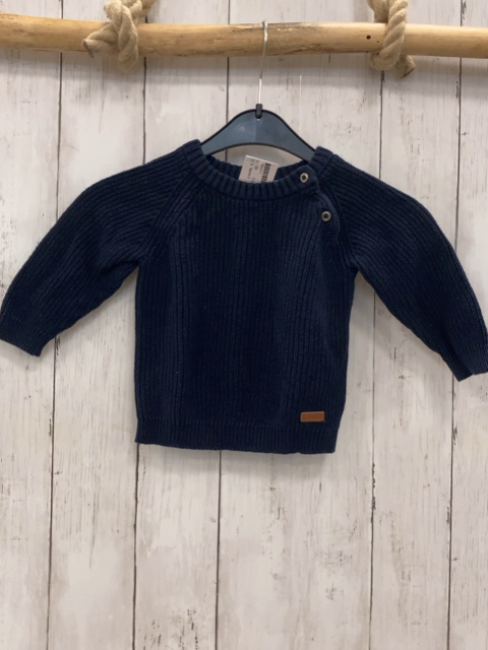 Name it  Pullover  Gr. 68  blau Strick 