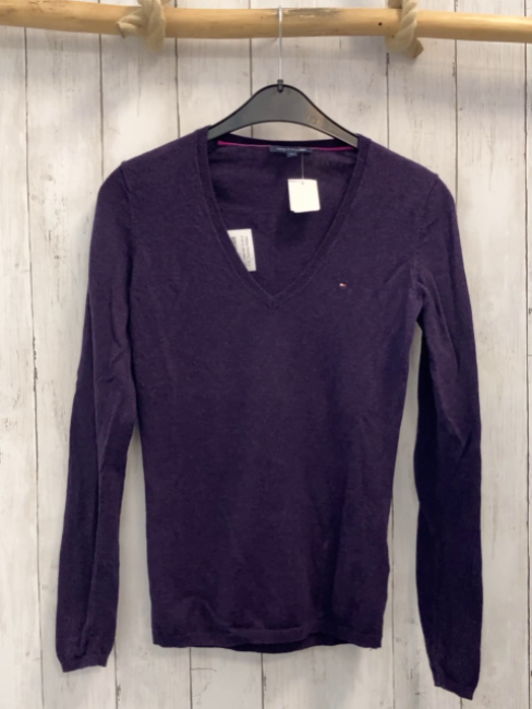 Tommy Hilfiger  Pullover  Gr. 158/164  brombeere Strick 