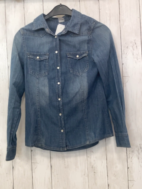  Hemd Gr. 152  blau Jeans