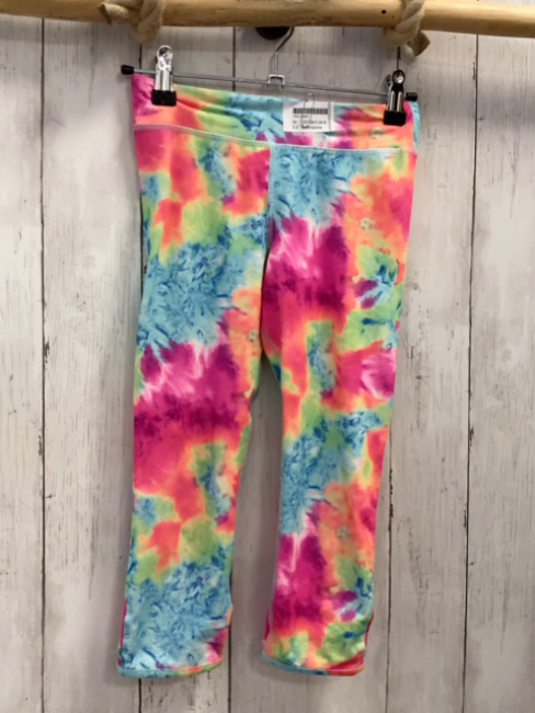 Champion  Sportleggings  Gr. 122/128  pink orange hellgrün hellblau gemustert 