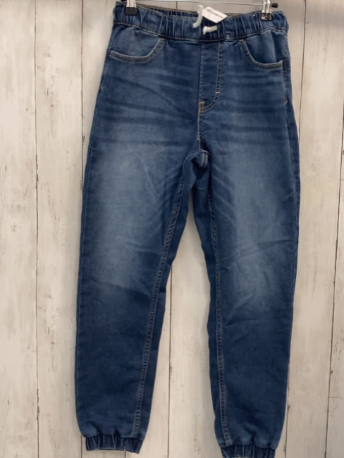 H&M  Hose  Gr. 146  blau Jeans  Gummizugbund mit Kordel 