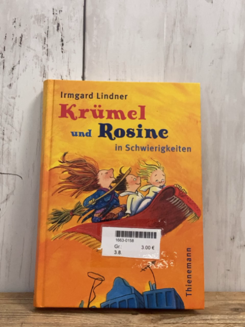  Buch Krümel und Rosine in Schwierigkeiten