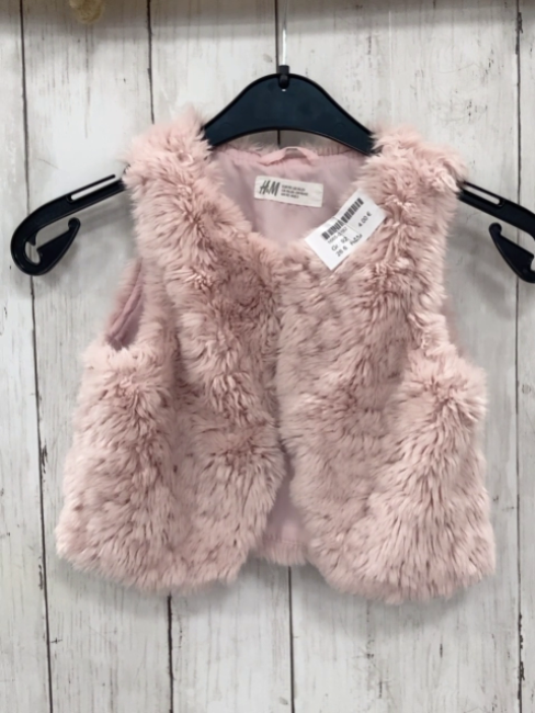 H&M  Weste  Gr. 92  rosa Plüsch 