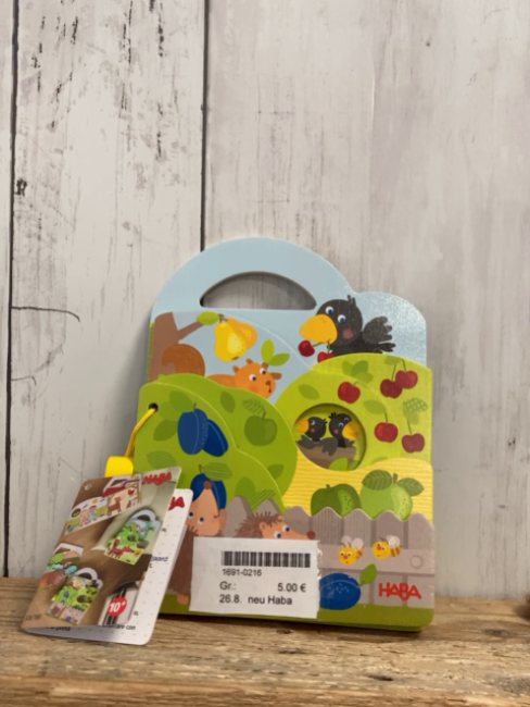 neu Haba  Holzbuch Obstgarten 