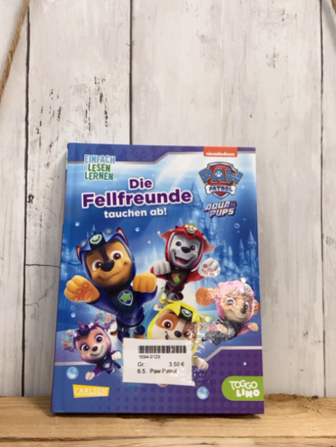 Paw Patrol  Buch Die Fellfreunde tauchen ab