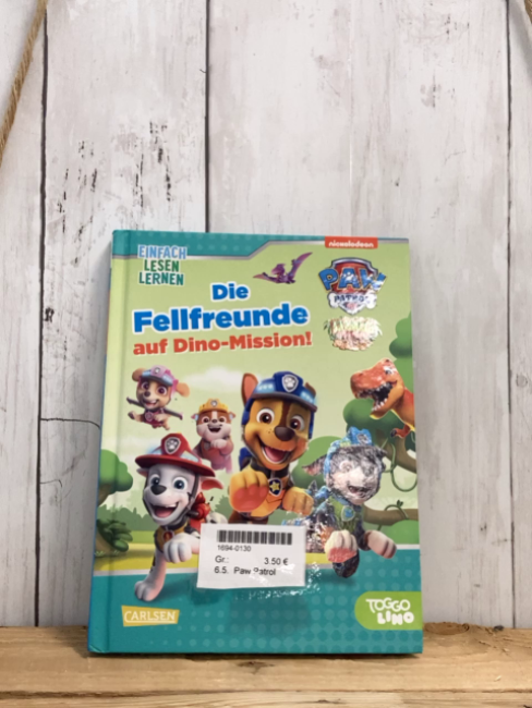 Paw Patrol  Buch Die Fellfreunde auf Dino-Mission 
