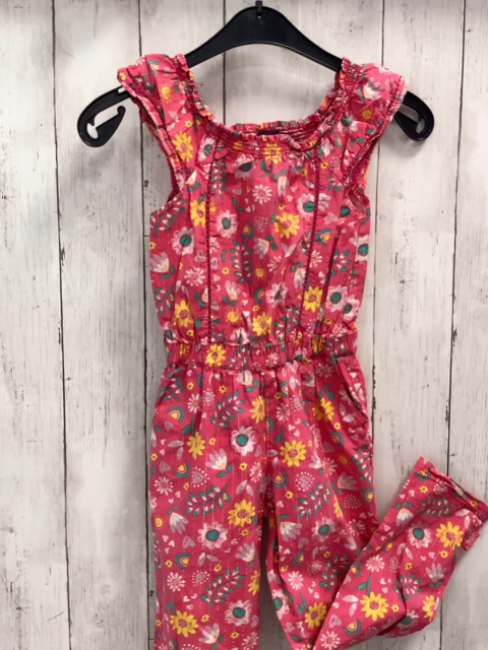 Sergent Major  Jumpsuit  Gr. 110  pink bunte Blumen 