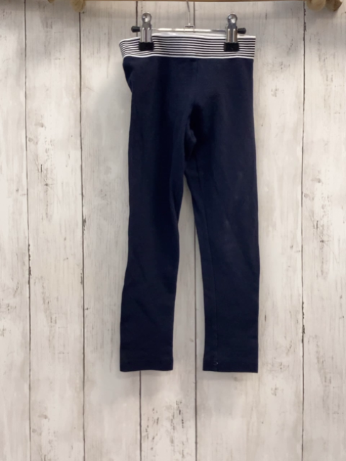 Jacadi  Leggings Gr. 104  blau + blau weißer Streifenbnd 