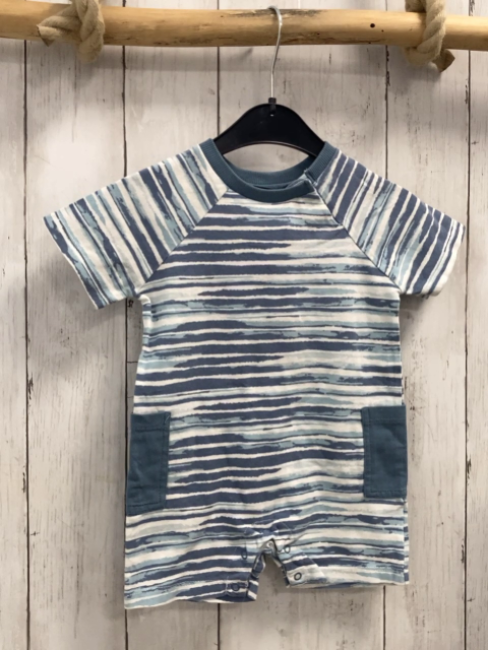 Jarvis Archer  Playsuit  Gr. 68  weiß petrol mint Streifen