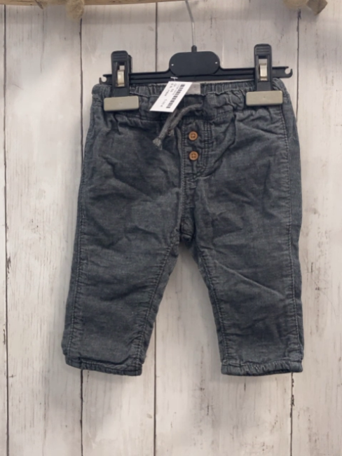 H&M  Hose  Gr. 68  grau Kord gefüttert 