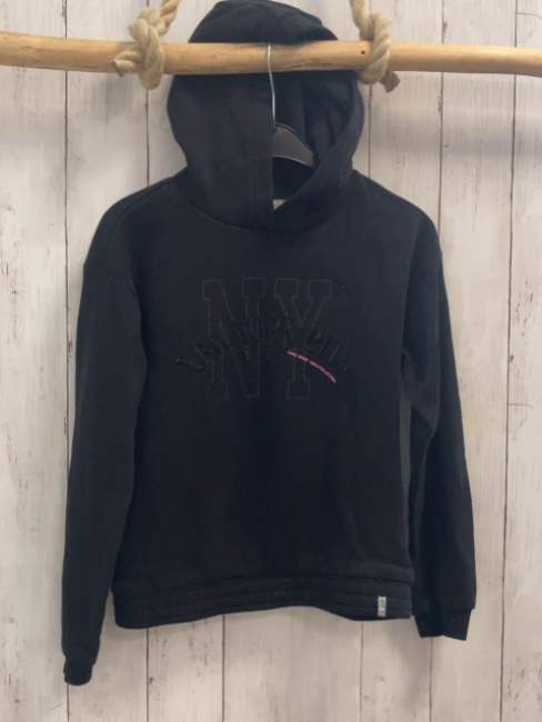 Cars Jeans  Pullover  Gr. 146  schwarz Kapuze Schrift