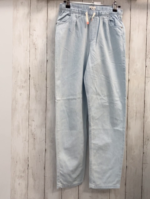 Roxy  Hose  Gr. 152  hellblau Jeans Gummizugbund mit Kordel 