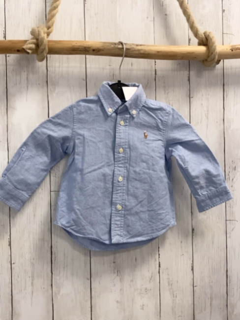 Ralph Lauren  Hemd  Gr. 80  hellblau 