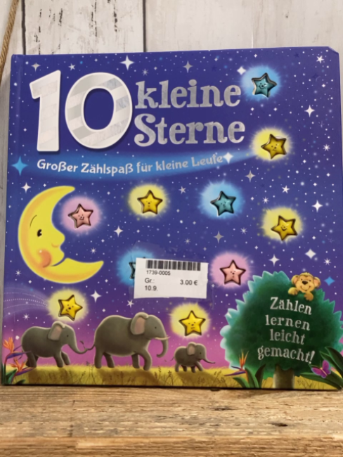  Pappbuch 10 kleine Sterne 