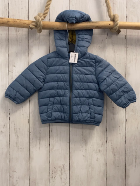Zara  Jacke  Gr. 74  hellblau gelber Reißverschluss