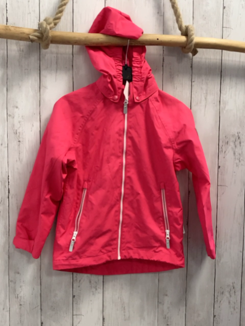 Reima  Regenjacke  Gr. 122  pink Kapuze weiße Reißverschlüsse 