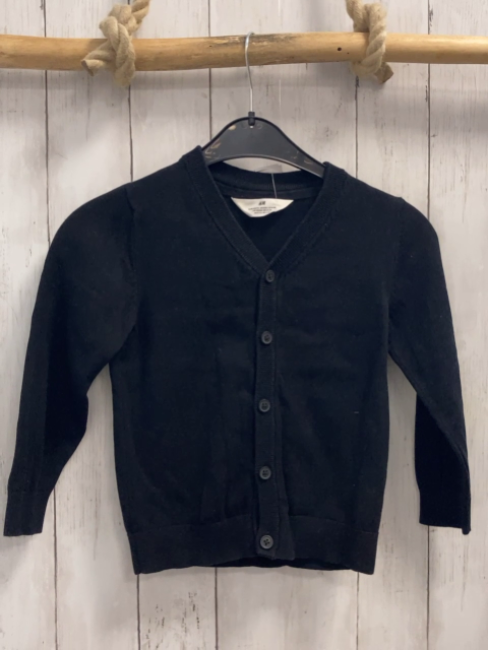 H&M  Strickjacke  Gr. 110  schwarz 