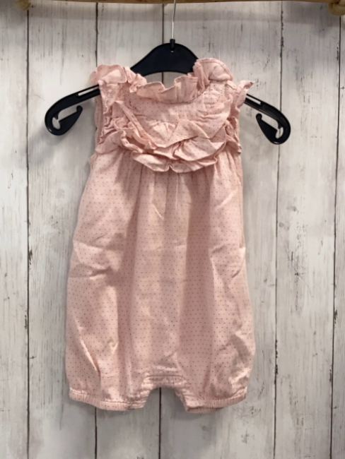 GAP  Playsuit  Gr. 74  rosa graue Punkte 