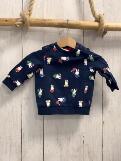  Pullover Gr. 68  blau Hasen