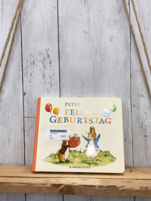  Pappbuch Peter Hase feiert Geburtstag 