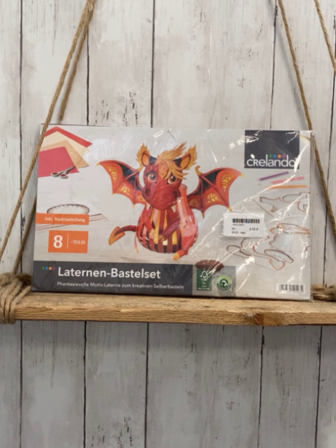 neu  Laternenbastelset  Drache 