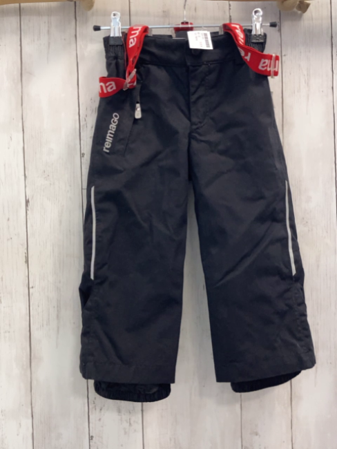 Reima  Skihose  Gr. 92  schwarz rote Hosenträger mit weißer Schrift 