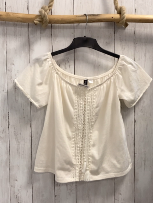 H&M  Sommerbluse  Gr. M creme 