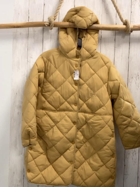 Zara  Mantel  Gr. 152  ocker Kapuze 