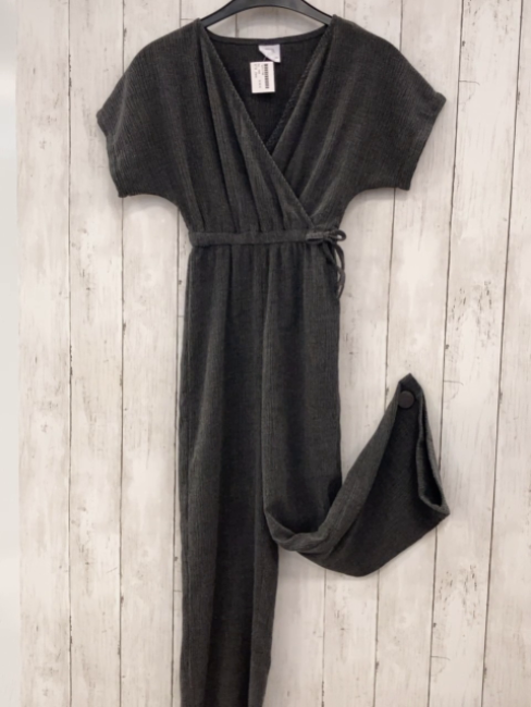 Zara  Jumpsuit Gr. 140  grau hellgrau meliert 