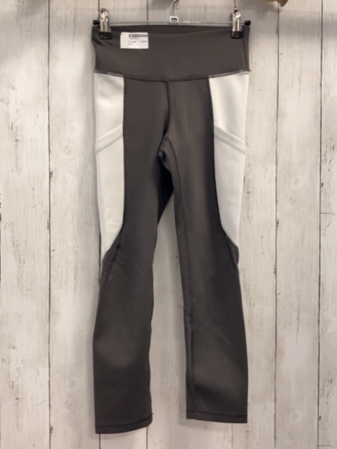   Sportleggings  Gr. 128  grau weiß 