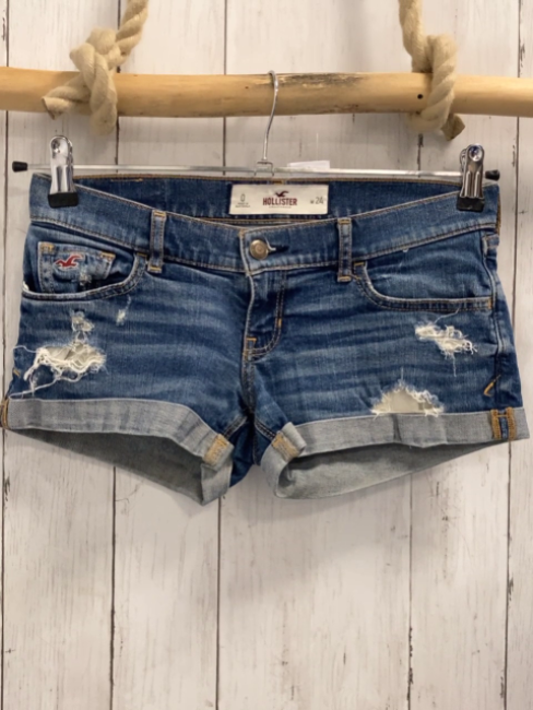 Hollister  Shorts  Gr. 24  blau jeans Umschlag 